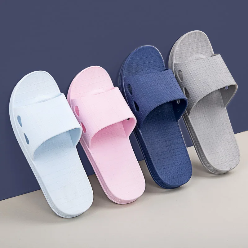 

1-101 Summer Indoor Bathroom Home Anti slip Shower Slippers