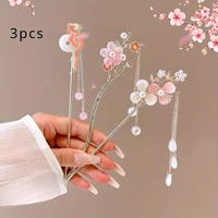 1pc Romantic Chinese Style Hair Accessory Alloy Jewelry Women's Hair Needle Suitable for Daily Wear Gifts Girls Fashion Hairpin 5