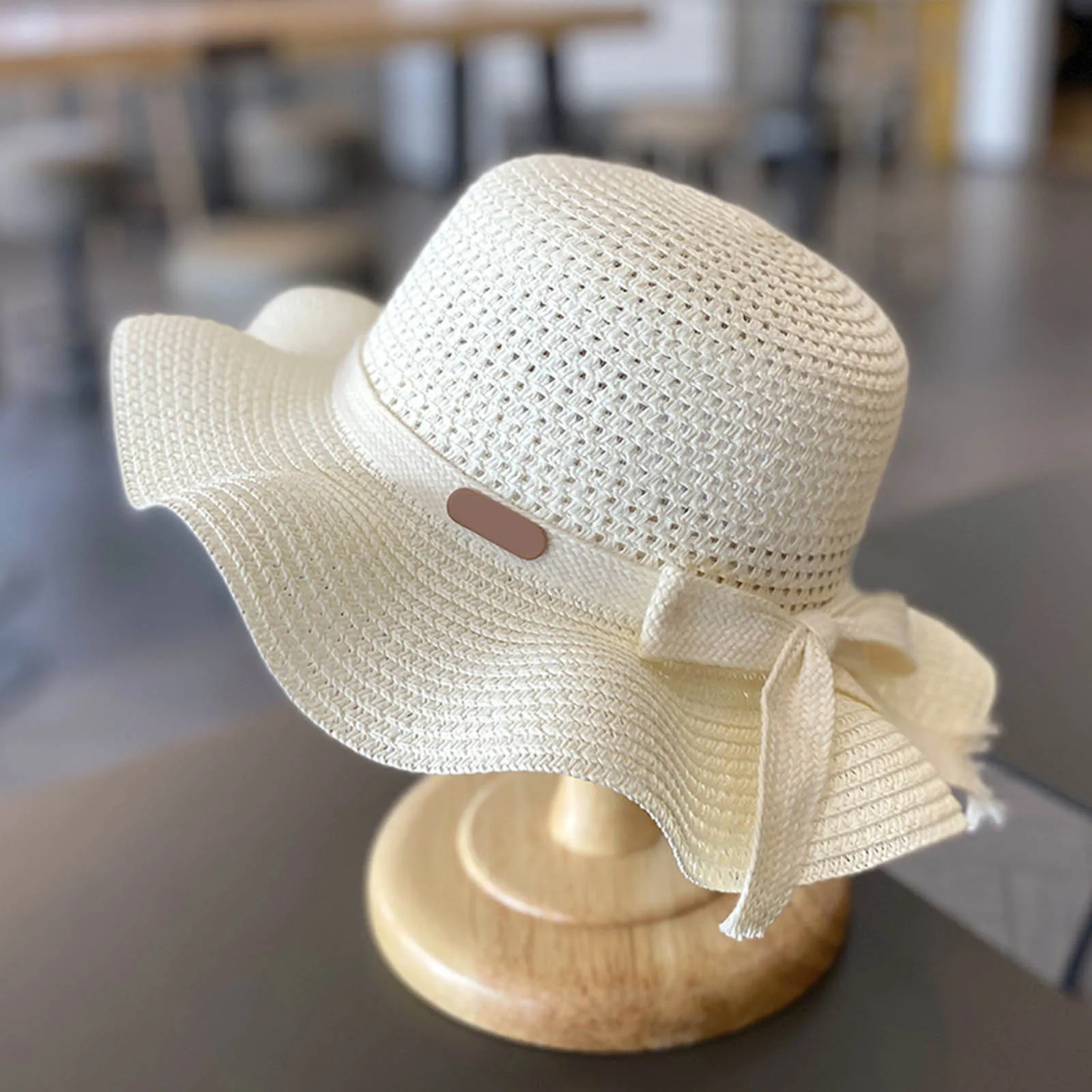 Children's Girls Sunscreen Hat Summer Bow Sun Hat Straw Braided Beach Sun Girls And Gloves Boys Hats And Caps