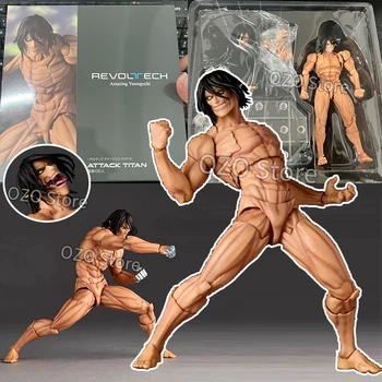 Attack on Titan Eren Jaeger Action Figure Revoltech Amazing Yamaguchi Eren Anime Model Toys Figures PVC Collection Doll Toys 1