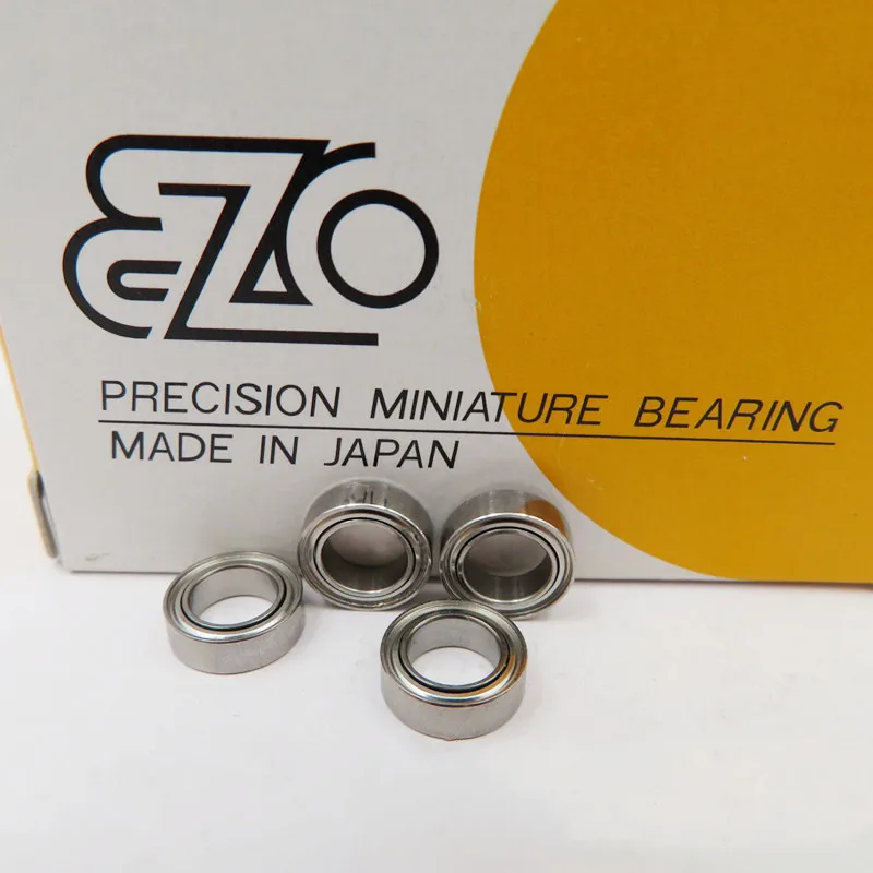 10pcs JAPAN EZO stainless steel miniature ball bearings bore size 2 3 4 5 6 7 8 mm precision ball miniature ball bearings