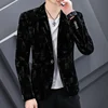 New Corduroy Suit for Men Young Slim Small Suit Formal Single West Jacket Outside Spring and Autumn Comfortable Formal Coat Men 2