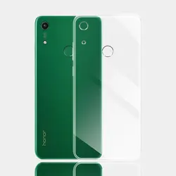 Enhanced Clear Soft Silicone TPU Phone Cover - Transparent Coque for Huawei Honor 8A Prime/Pro (Clear)