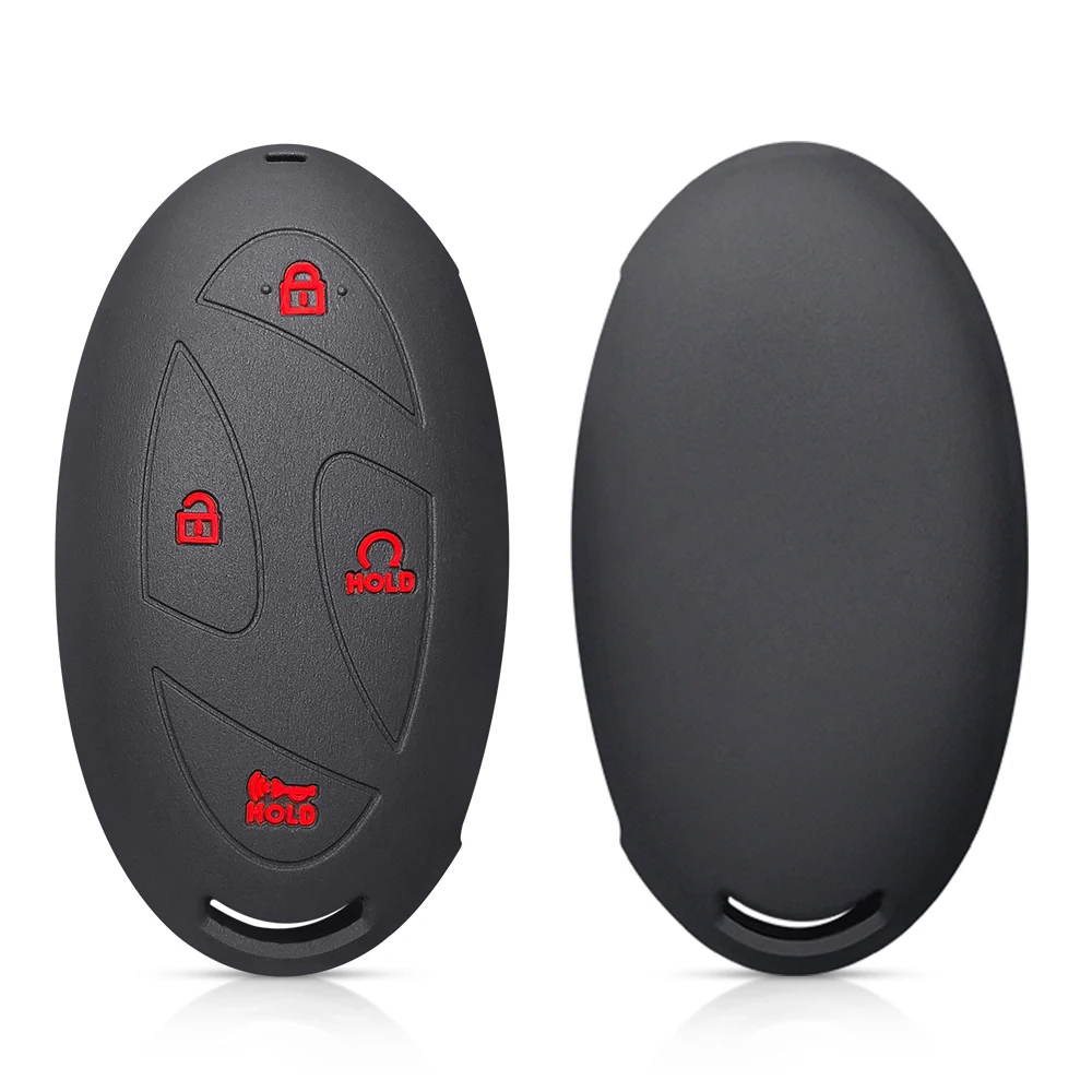Premium Silicone Key Cover | Stylish Car Key Protector & Accessory with Chain