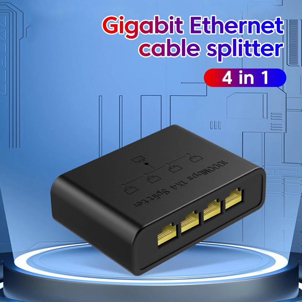 Connecteur réseau 5 Ports, commutateur intelligent haute Performance Gigabit Ethernet 1000Mbps avec câble d'alimentation USB, adaptateur séparateur RJ45