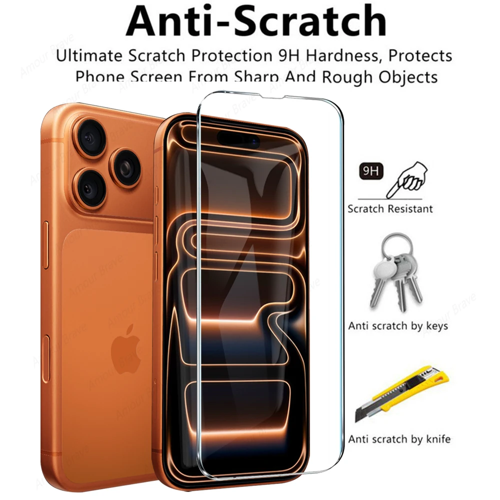 Premium HD Tempered Glass Screen Protector Set - Pack of 5