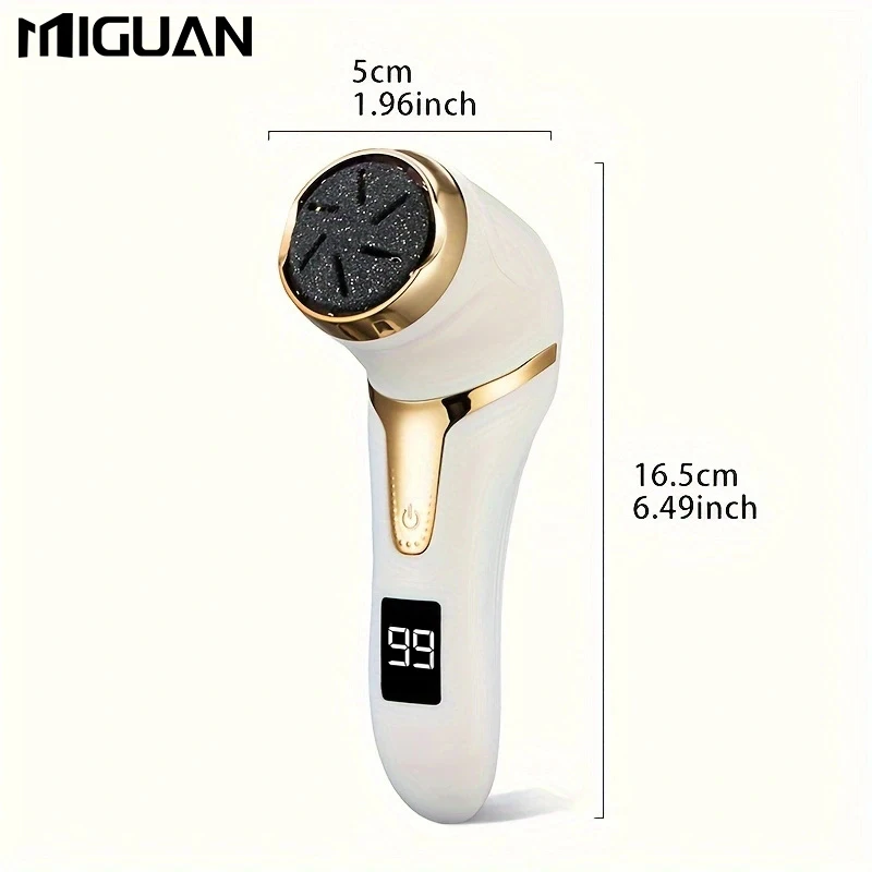 Professional Electric Callus Remover Feet - Easy To Use, Gentle Exfoliator For Smooth Skin, Rechargeable_voghion.com