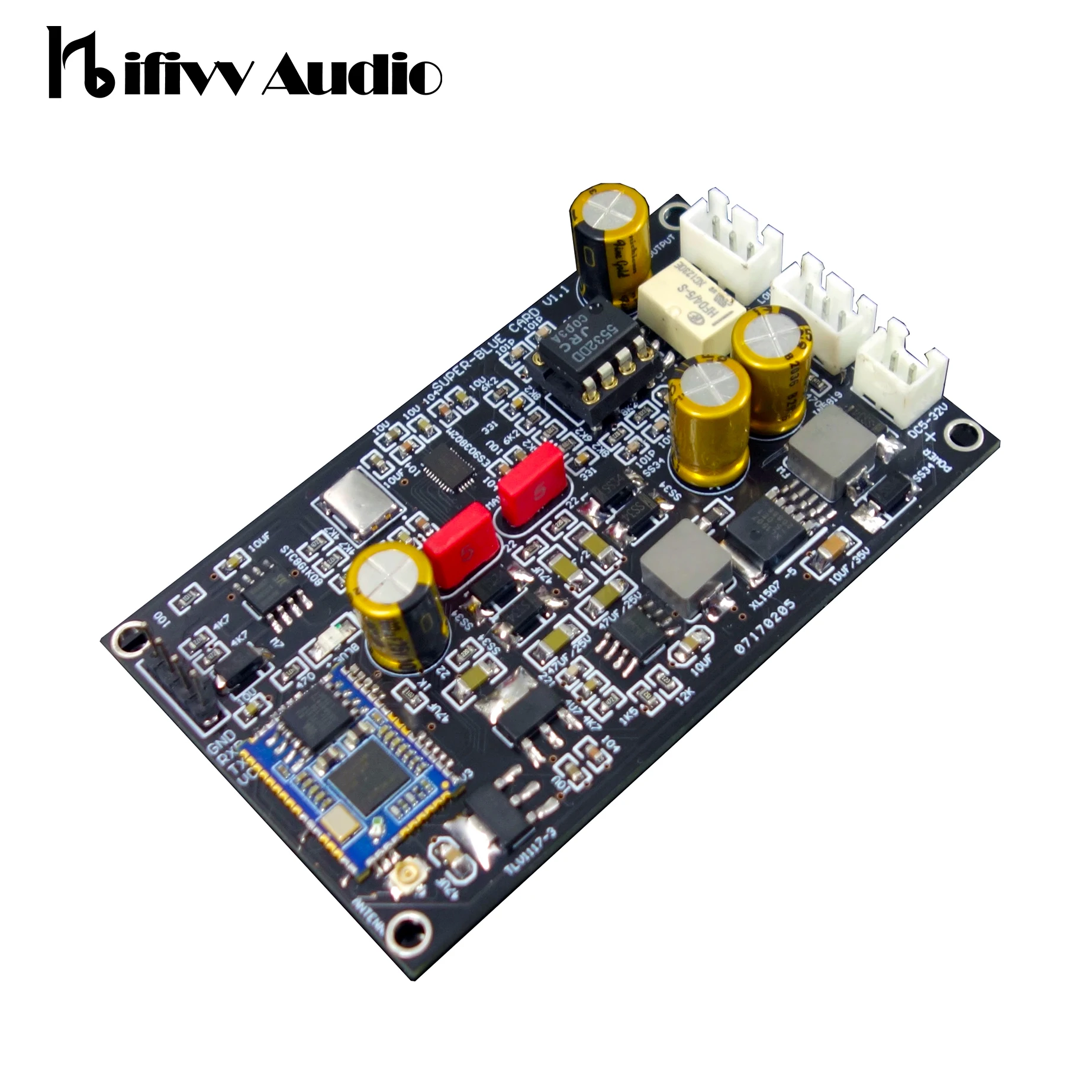 

Hifi Bluetooth 5.1 Decoder Module for Home Audio DIY use QCC5125 ES9038/ES9023 Chip Analog Input Hard Decoding APTX HD LDAC