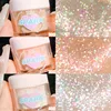 Gilded Pink Pearl Highlighter Powder High Gloss Glitter Loose Powder White Moonlight Shimmer Powder Face Body Highlight Makeup 6