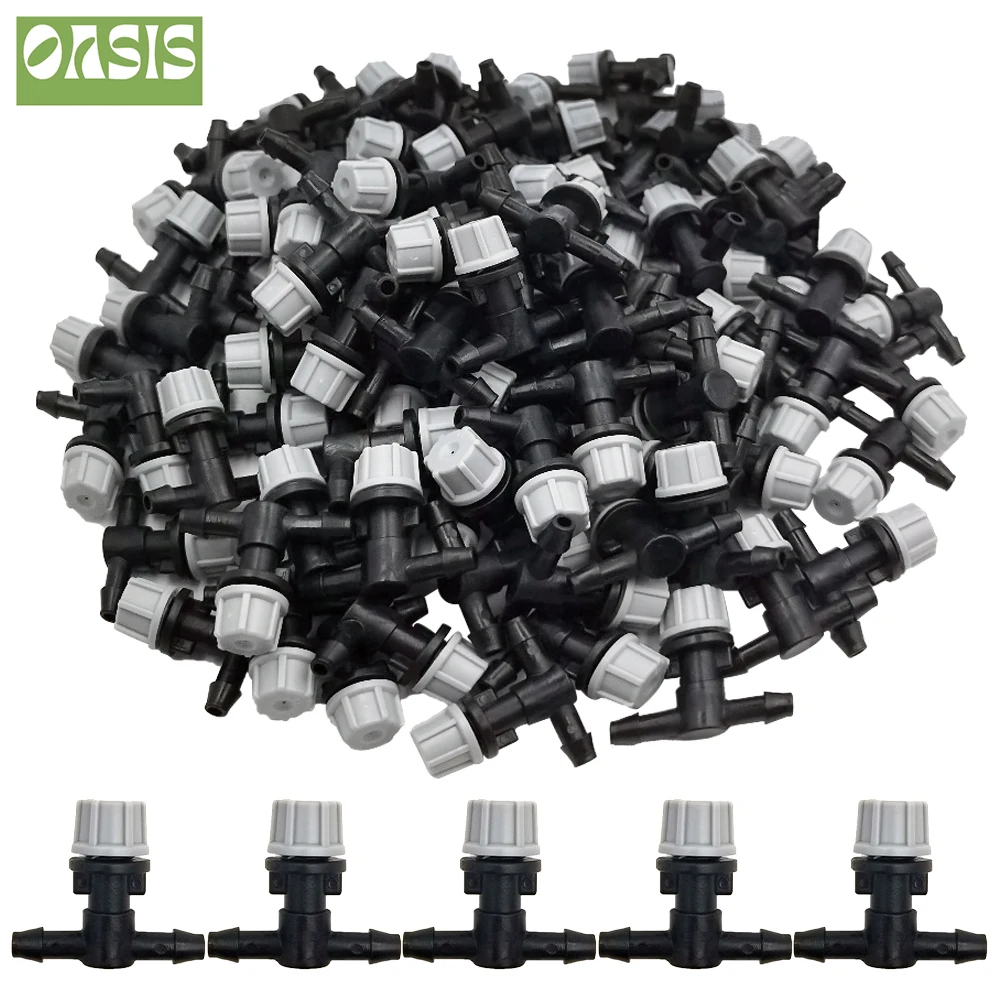 Plastic Watering Irrigation Garden Misting Sprinkler Heads Nozzle Tee joints 20PCS for garden misting nozzle,misting nozzles,watering nozzle,plants irrigation kits,garden irrigation kits,drip irrigation kits,garden misting kit,plastic tee connector,plastic 3 way tee connector
