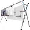 79 Inches Clothes Drying Rack, Stainless Steel Garment Rack Adjustable and Foldable Space Saving Laundry Drying Rack for Indoor 1