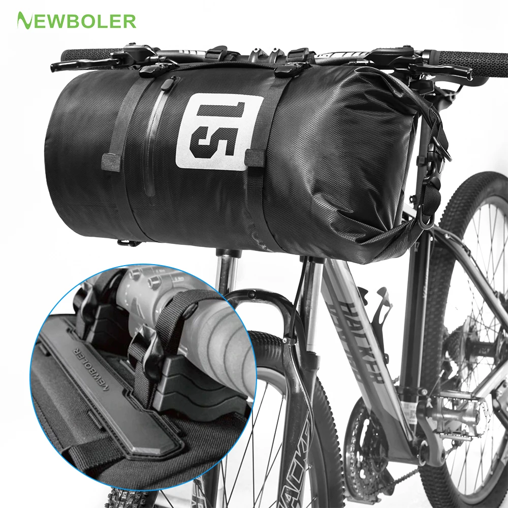 Borsa NEWBOLER Borsa Per Manubrio Scooter Elettrico 4L - Impermeabile, Per Xiaomi Ninebot/Segway, NEWBOLER Reon Pocket 5
