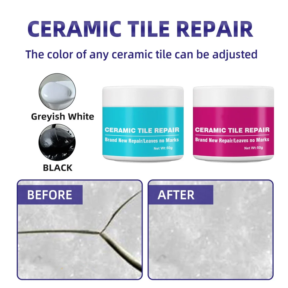 Pre-mixed Tile Grout Waterproof Ceramic Tile Repair Colorant Quick Drying Type Sealer for Home Bathroom Kitchen Wall Floor