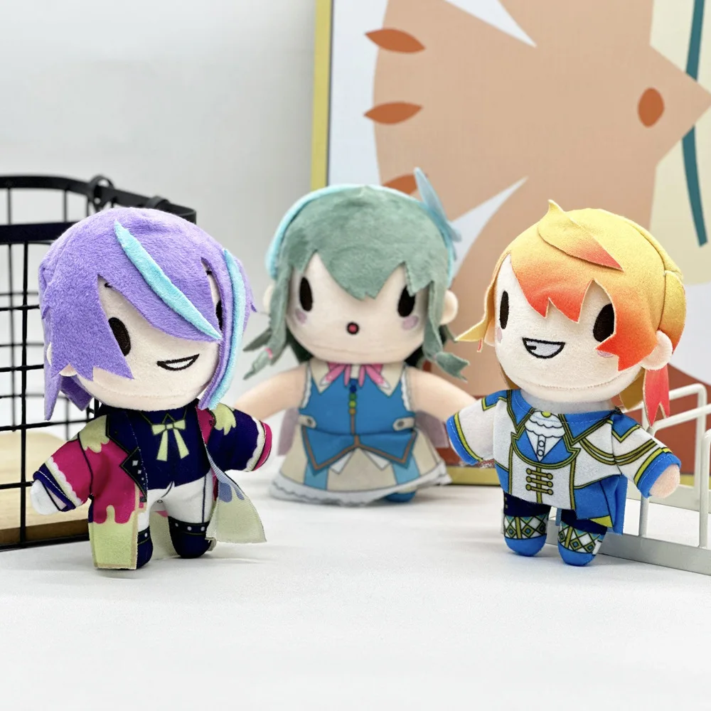 18cm PJSK Plush Game Peripherals Project Sekai Stage Plush Figure Ornaments Kawaii Backpacks Ornaments Room Decoration Toy Gift