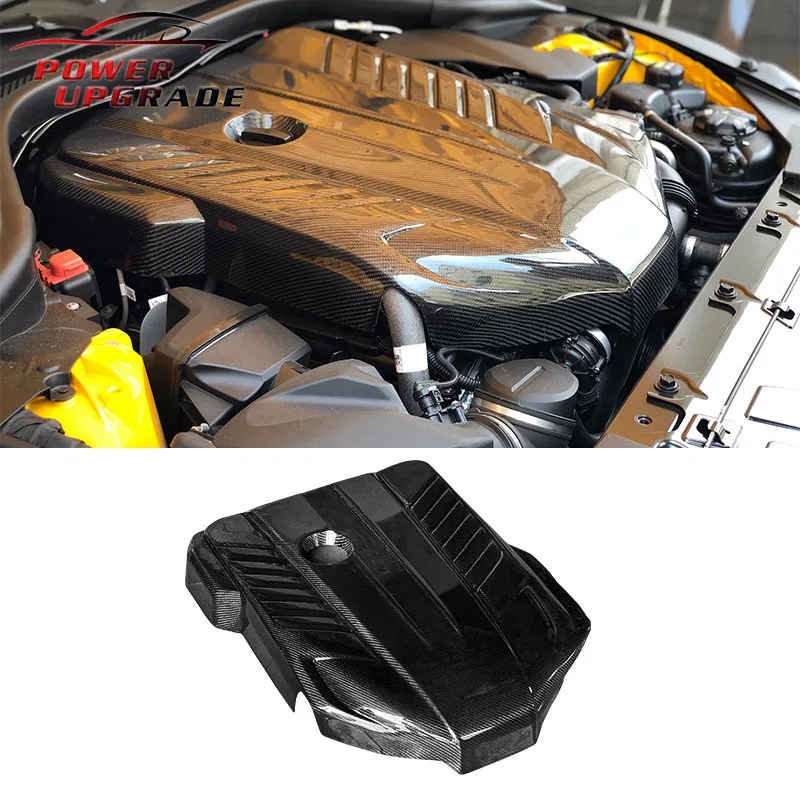 

For Toyota 2019 Supra Carbon Fiber Engine Cover Replacement Engine Hood Hood Interior Hood Trim Body Kit Car Accessories