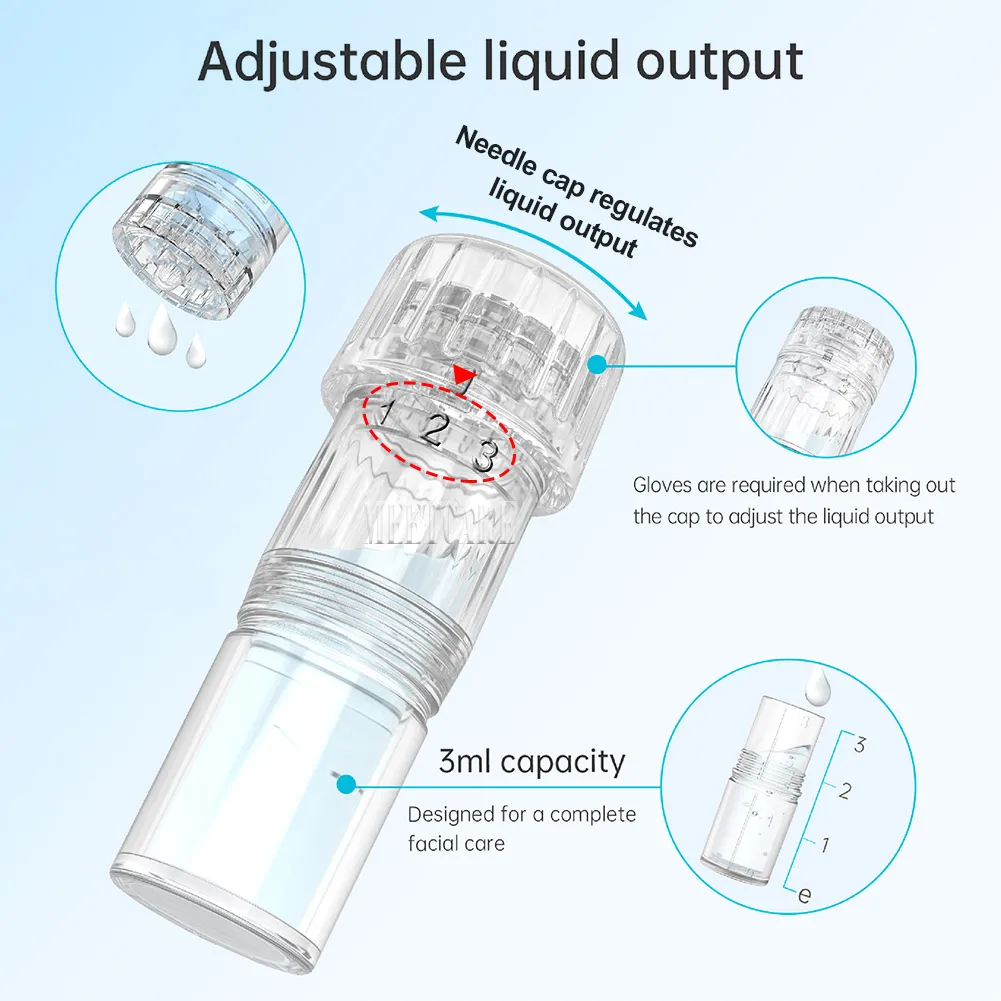 10pcs H3 H5 Cartridge Needle for H3 / H5 Hydra Microneedle Pen Adjust Liquid Microneedling Needles Hydrapen 12pin 24pin 36pin H microneedling needle cartridge,microneedling cartridge