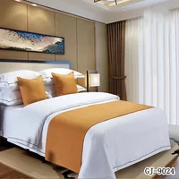 Taie d'oreiller en Jacquard, écharpe solide et douce, protection de literie de luxe, housse de chambre à coucher, chambre d'amis, hôtel, décor de salle de mariage 3