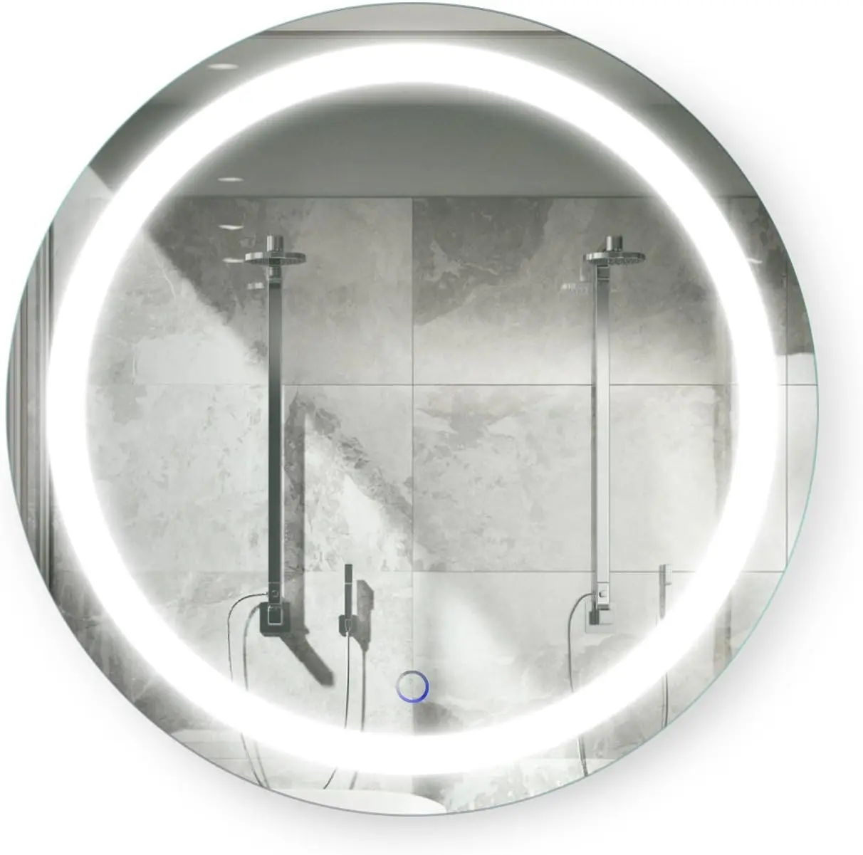LED Bathroom MirrorLighted Vanity Mirror Includes Dimmer Defogger Wall Mount Vertical or Horizontal Installation