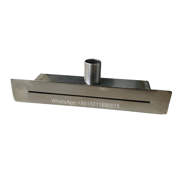 Rozsdamentes Acél Vízesés Udvar Kültéri Medence Vízfüggöny Fal Táj Szökőkút - Image 3