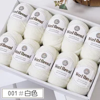 Warm 70% merino wool blend thread handmade DIY sweater scarf anti-pilling wool ball 1