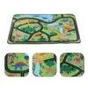 Children's Play Mat Foldable Toddler Toy Track Rug Car Dinosaur Polyester for Toddlers Carpet 1