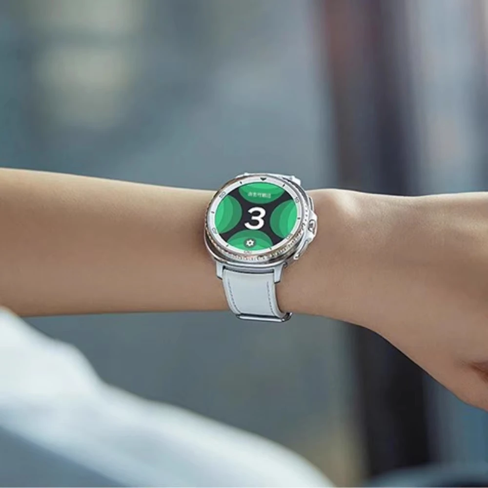 Premium Leather & Silicone Sport Band for Samsung Galaxy Watch - Elegant & Durable Bracelet
