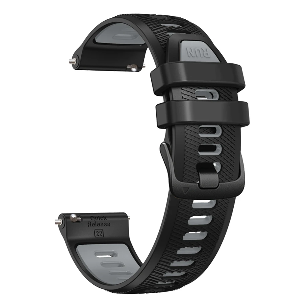 Universal 22mm Sports Silicone Strap For Garmin Forerunner 265 255 thumbnail 4