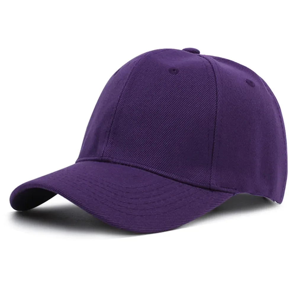 1PC Unisex Kappe Casual Plain Baseball Kappe Einstellbare Snapback Hüte Für Frauen Männer Hip Hop Cap Straße Papa Hut – Detail 16
