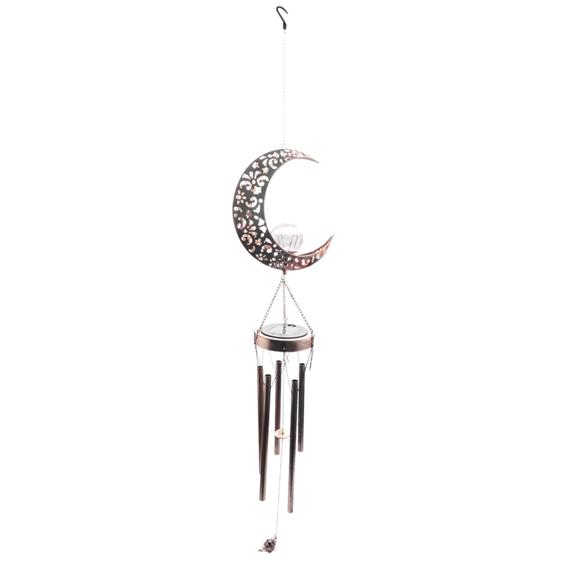 

Wind Chimes Solar Wind Chimes, Stunning Deep-Toned Exterior Garden Decoration Unique Hanging Decorations