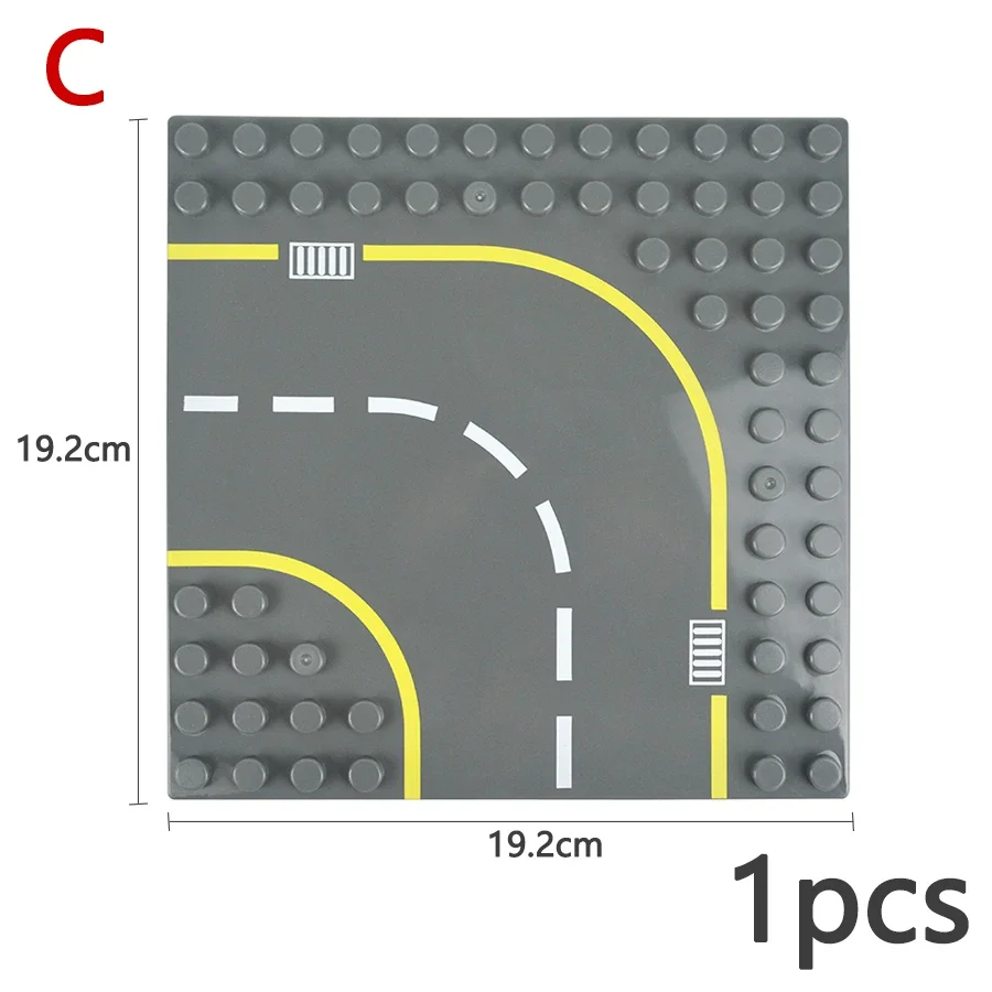 16x16 Dot Big Size BasePlate Brick Particles Plastic Plate Compatible Large Size Duploes Construction Building Block Leduo Toys 6