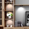 etrnLED USB Led Light Mini Spotlight 5V Round Surface Mounted Cabinet Display Showcase Small Lamp Ceiling Spot Home Black White 5