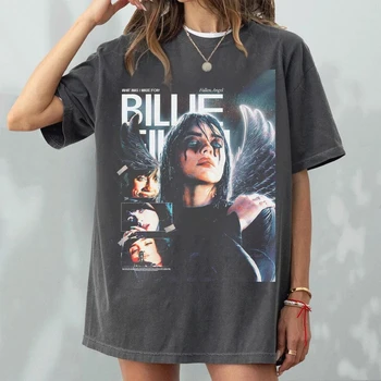 Billie Eilish Shirt Billie Eilish Guts Tour Shirt Billie Eilish Fan Gift Graphic Short Sleeve Shirt Unisex Men Women Summer 1