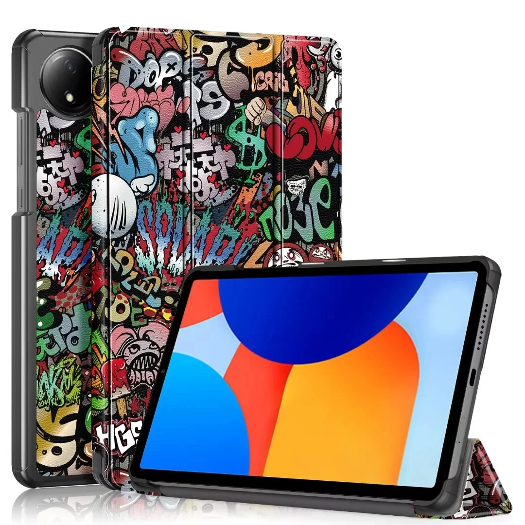 Premium Magnetic Trifold PU Leather Stand Cover