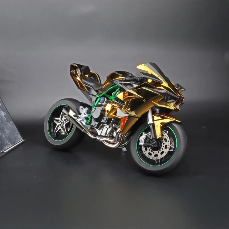1/6 Kawasaki Ninja 500 H2R ゴールド バイクモデル 1/6 Kawasaki Ninja 500 H2R ゴールド バイクモデル