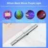 365 UV Veterinary Wood Lamp Pet Fungus Detection Waterproof Flashlight Skin Ultraviolet Light Cat Moss Tinea Light Black Mirror 3