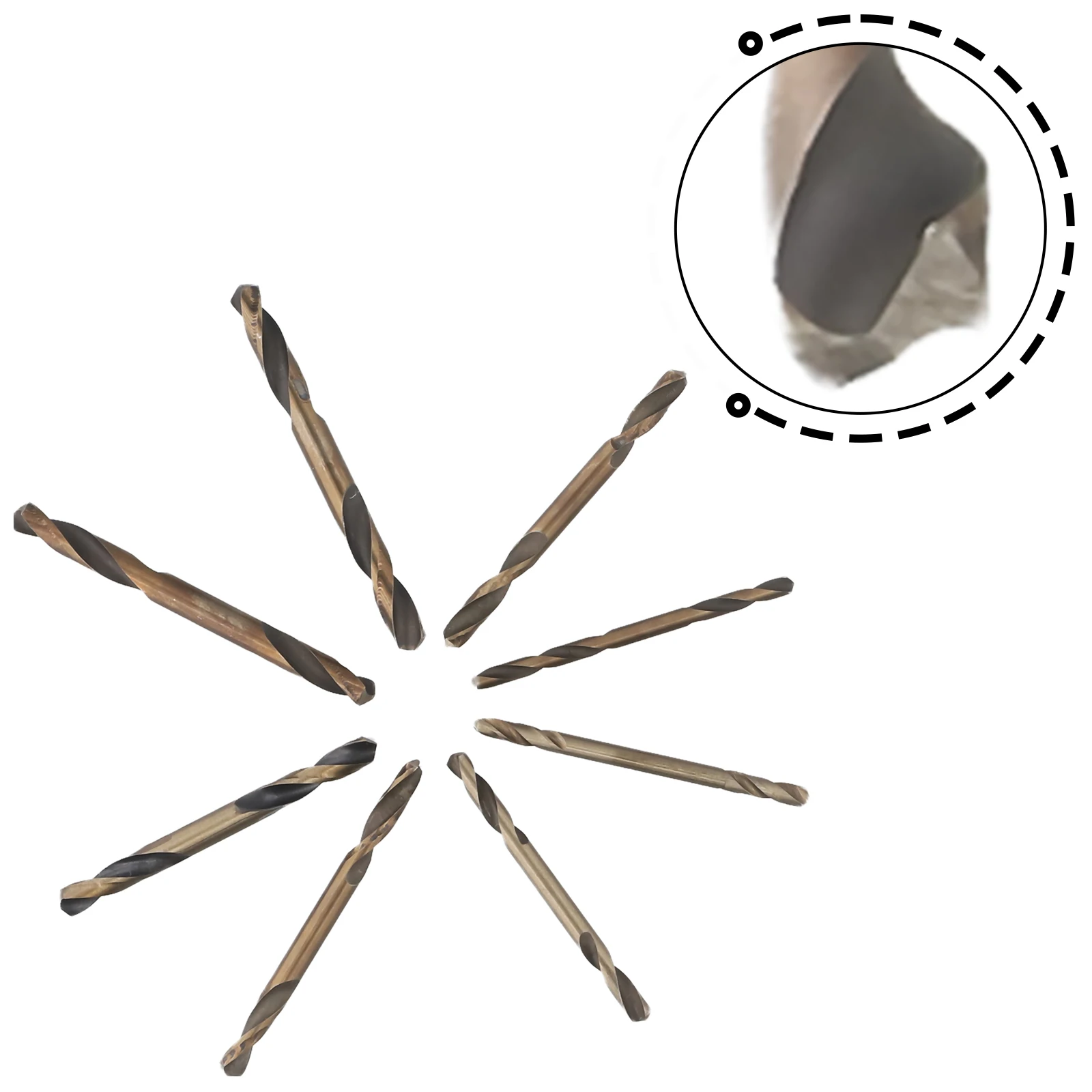 

Аксессуары для ручных инструментов, сверла M35 Cobalt, 8 шт., двойная головка, Высококачественная Высокоскоростная сталь