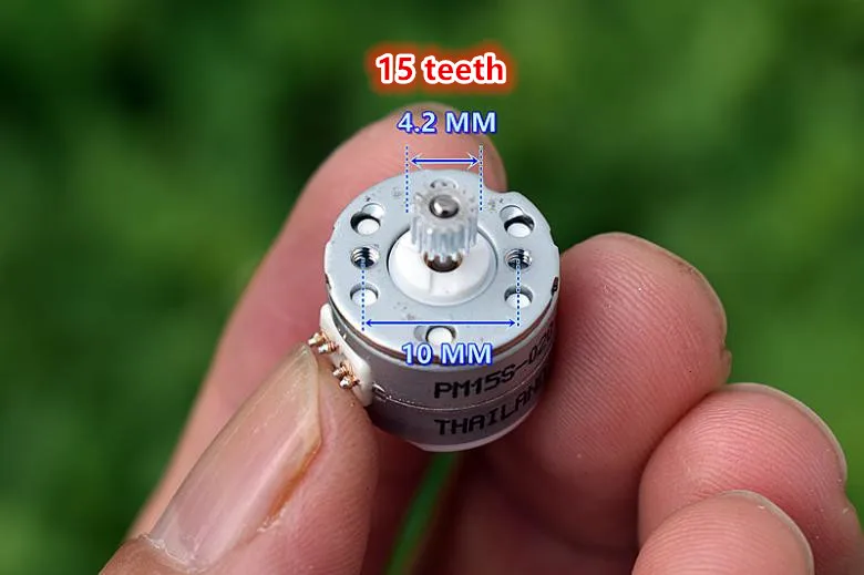 Mini Moteur Pas à Pas Rond, 2 Phases, 4 Fils, 6mm,... – Grandado