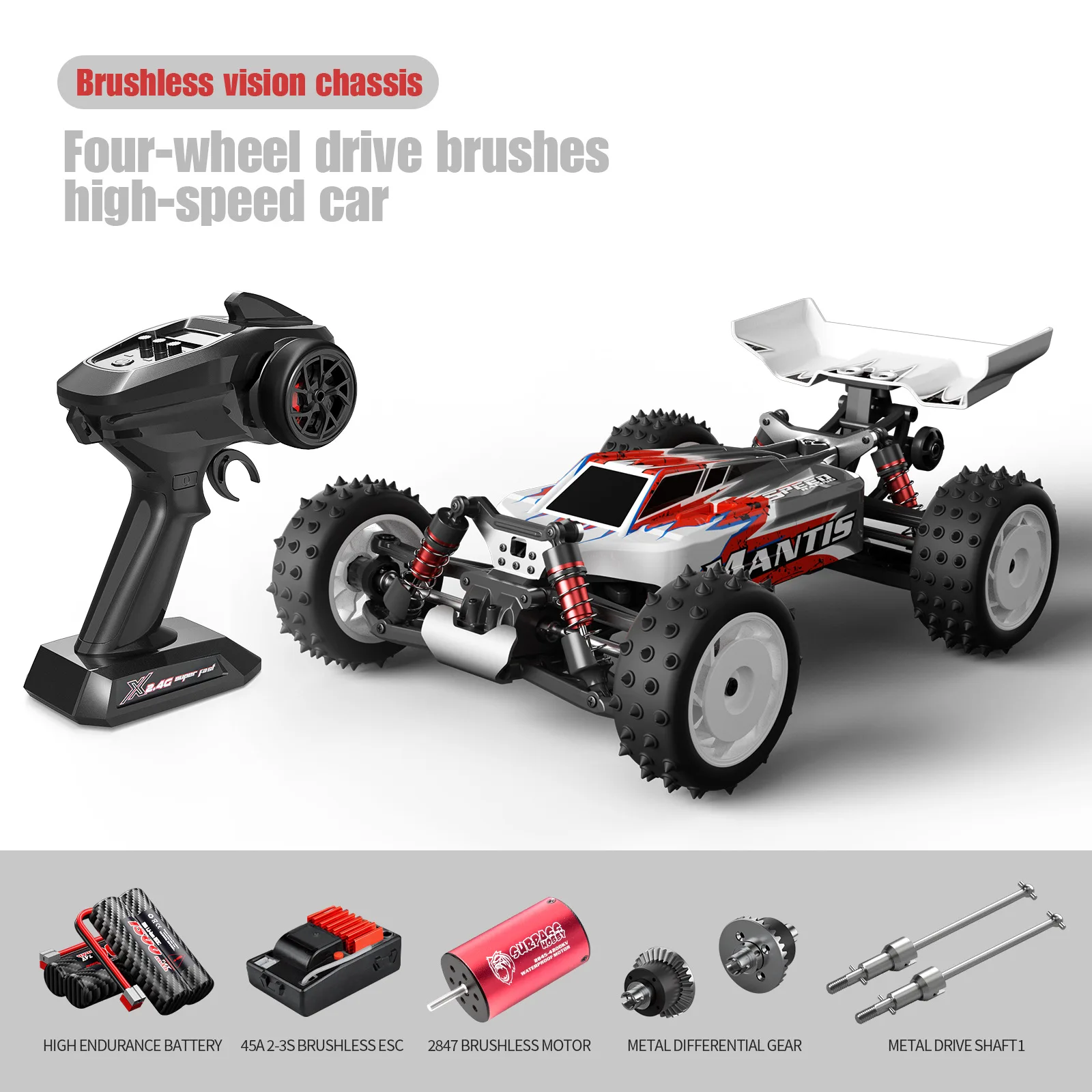 Subida S911 Pro 1/16 Rc Car Professional 4wd High Speed Full Scale Rc Car Drift Buggy 2.4g Full Scale Remote Control 5