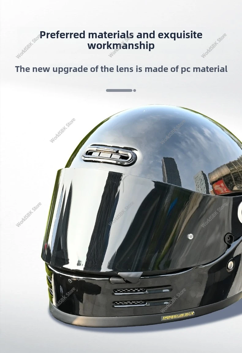 SHOEI Glamster CPB-1V Motorcycle Helmet Lens Retro Full Face