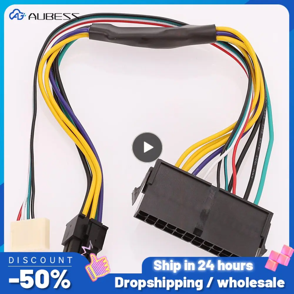 Cavo Adattatore Di Alimentazione Atx Da 24 Pin A 6 Pin Per Hp Z220 Z230 Sff Mt Twr Series 4000 6005 8300 Prodesk 600 G1 Elitedesk 800