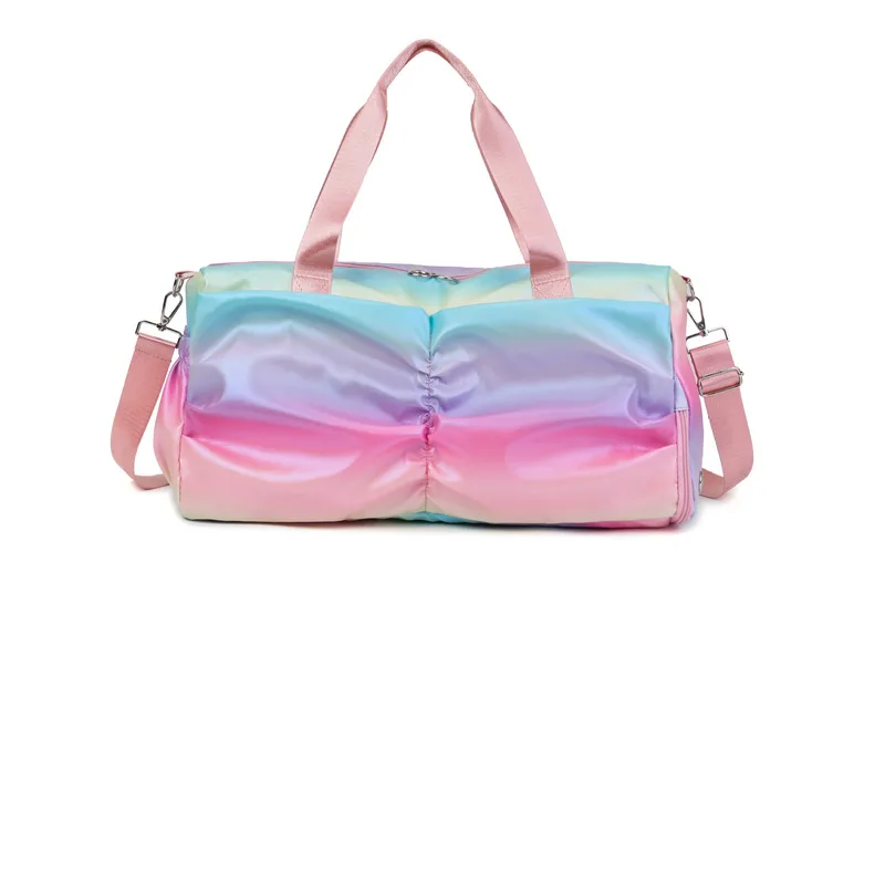 2024 New Sports Fitness with Wet Separation Independent Shoe Storage Yoga Handheld Short Distance Luggage Bag Women Travel Bags