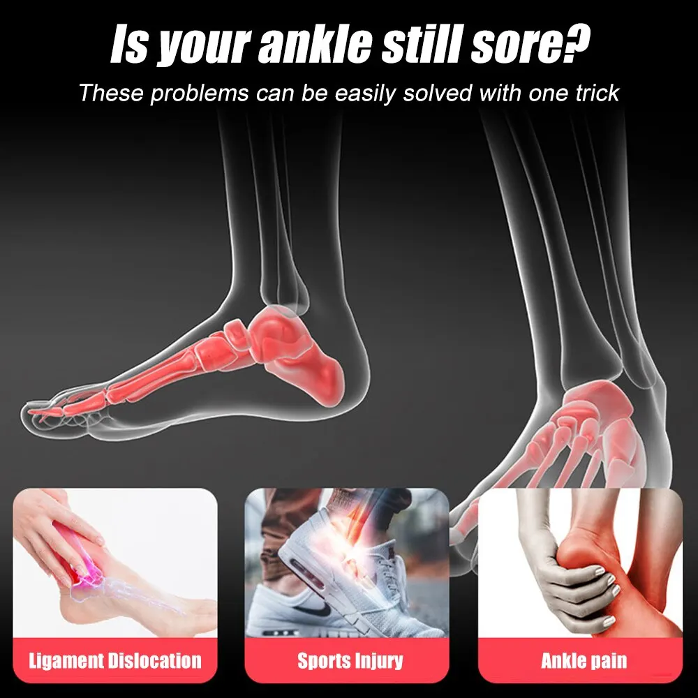 Fitness Ankle Straps Ankle Straps Ankle Support Ankle Support Brace 1Pair Sport Ankle Stabilizer Brace Compression Ankle Support Tendon Pain Relief Strap Foot Sprain Injury Wraps Run Basketball