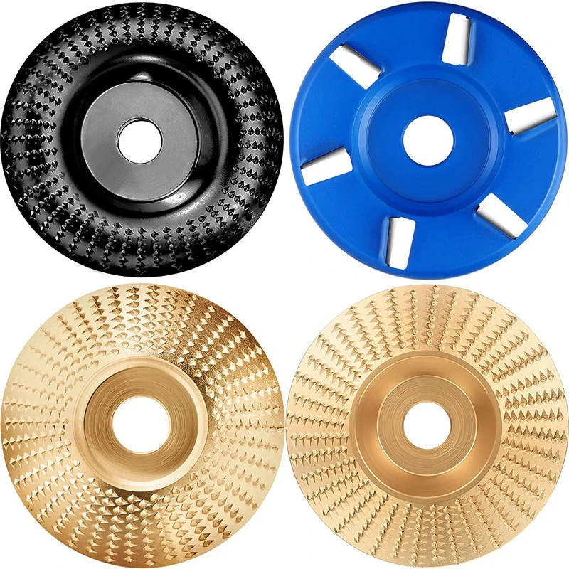 4 Pieces Of Wood Carving Discs,Grinding Wheel Shape Discs, Used For Wood Cutting, Shaping And Polishing wood locator