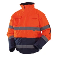Men's Winter Hi Vis Yellow Safety Jacket