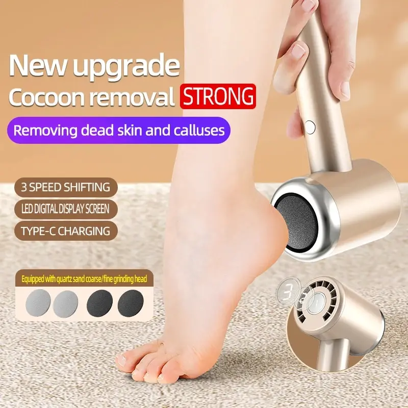 Electric Dusting Grinding Foot Remover Peeling Pedicure Home Grinding Foot Leather Power Display Charging Minor Cocoon Removal electric foot grinder electric foot file electric foot callus remover