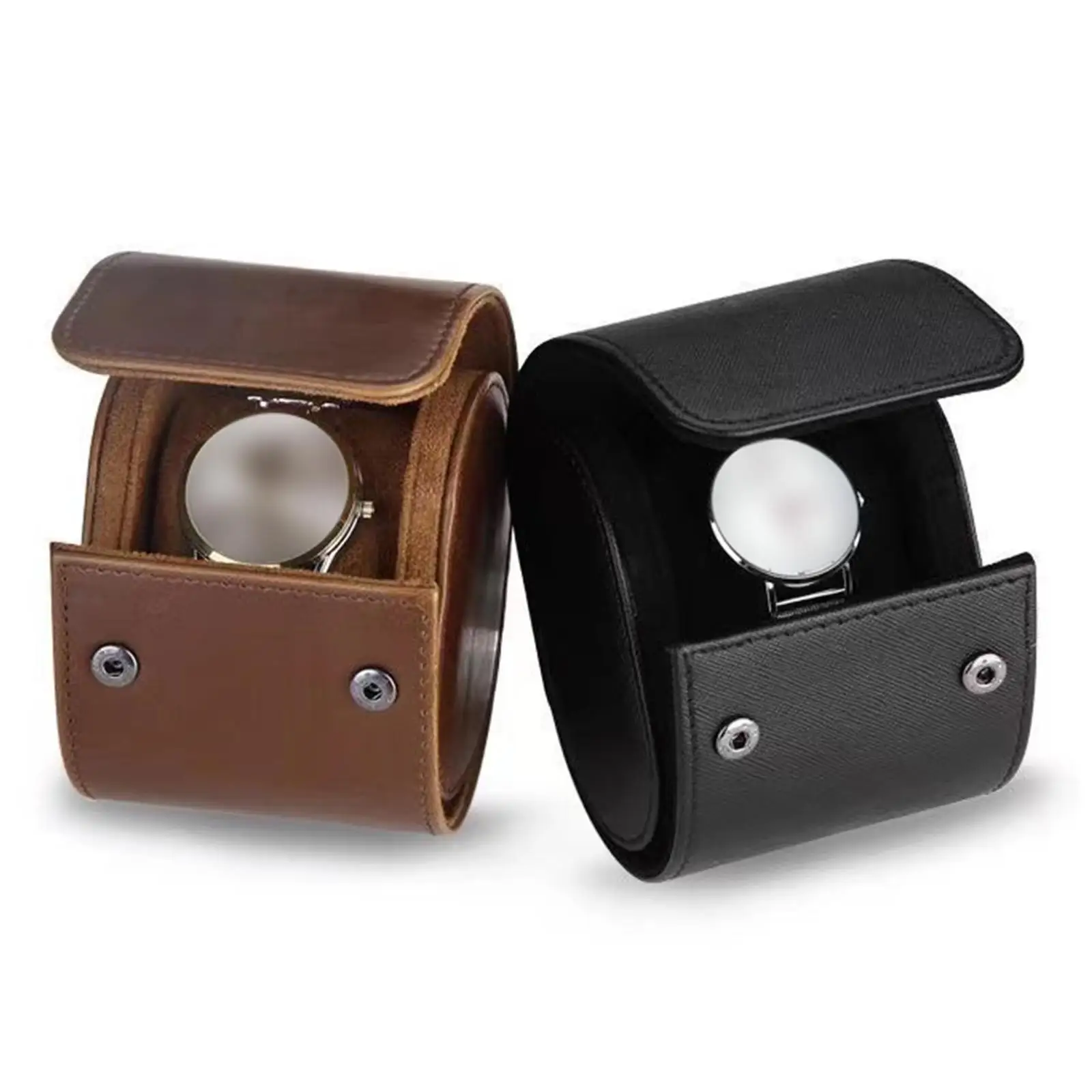 Single Watch Roll Travel Case Wristwatch Holder Display Watch Storage Case