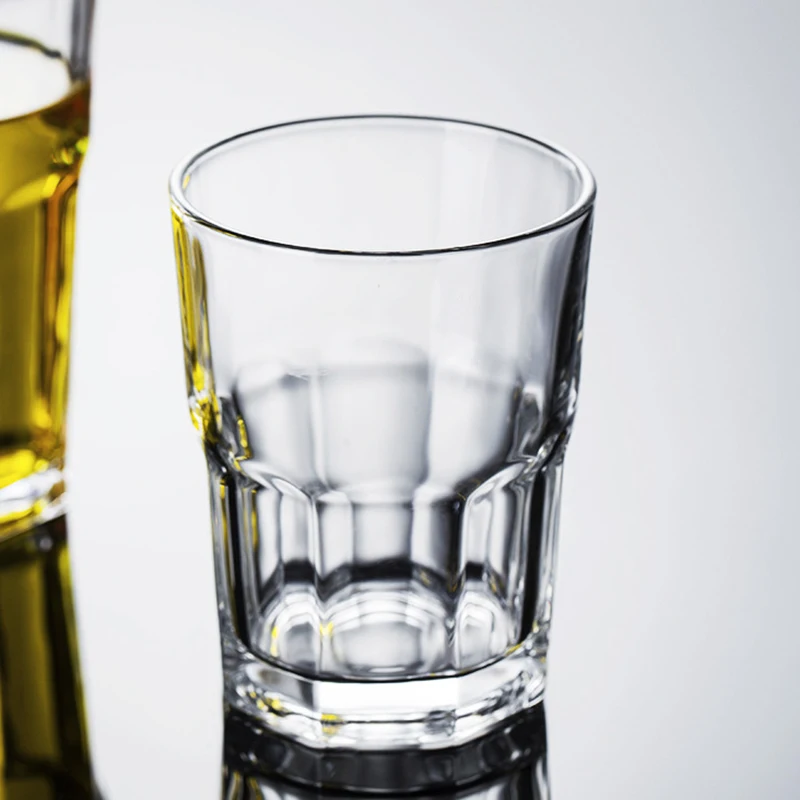 Glass Drinkware Transparent Milk Cup Water Bottle Glass Cups Restaurant Hotel Mouthwash Cup Bar KTV Creative Tea Cup Coffee Mugs - 4