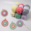 Scrubby Yarn for Scrubbies 6pcs Scrubbing Yarn Multi Colored Polyester for Dish Scrubber Crochet and Knitting Project Craft Kit 5