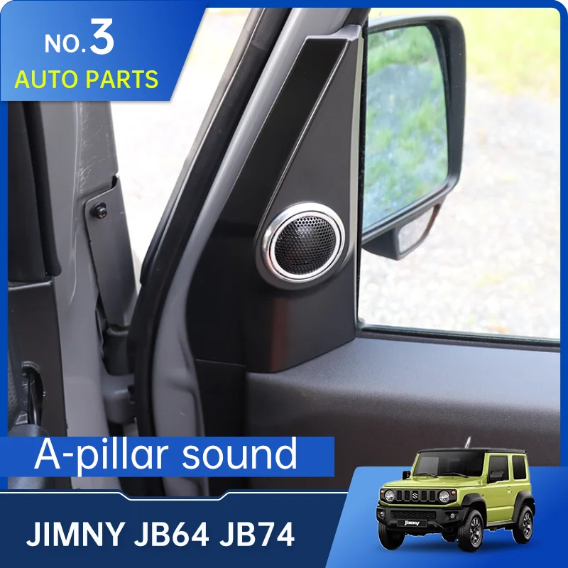 2Pcs A Pillar Audio Speaker Panel Horn Per Suzuki Jimny Jb64 Sierra Jb74W 2019 2023 Accessori Interni Cornici