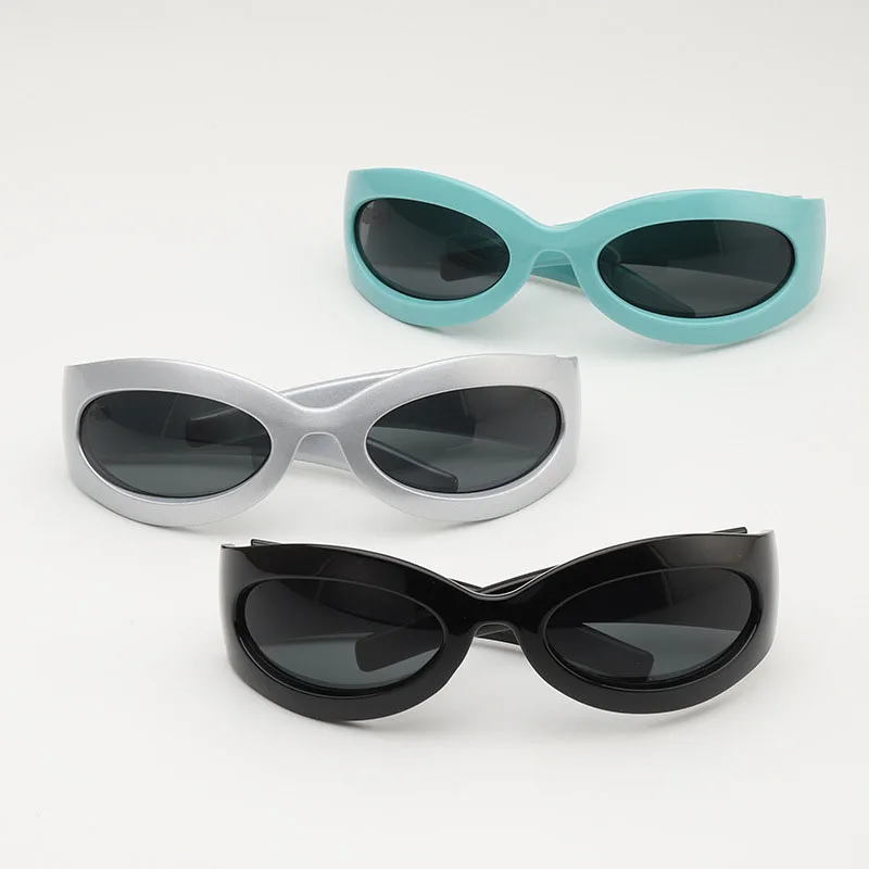 

New Large Frame Oval Shape Sunglasses Women's Brand Designer Fashion Sun Glasses Women Outdoor Travel Eyewear UV400 Gafas De Sol